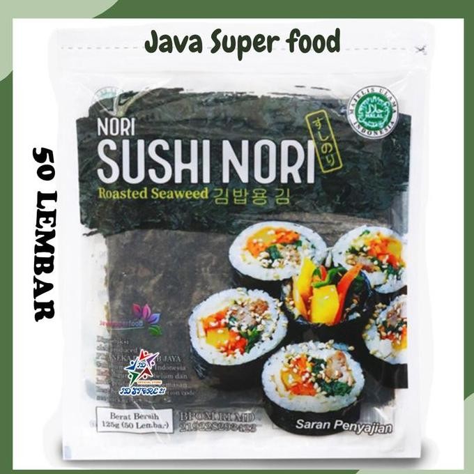 

Sushi Nori Rumput Laut Korea 50 Lembar - Seaweed Manjun Tokinori Sakaonori Javasuperfood Ichinori #Gratisongkir