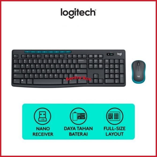 Logitech Wireless Keyboard Mk275 Ori Keyboard Wireless Logitech MK275 Terlaris