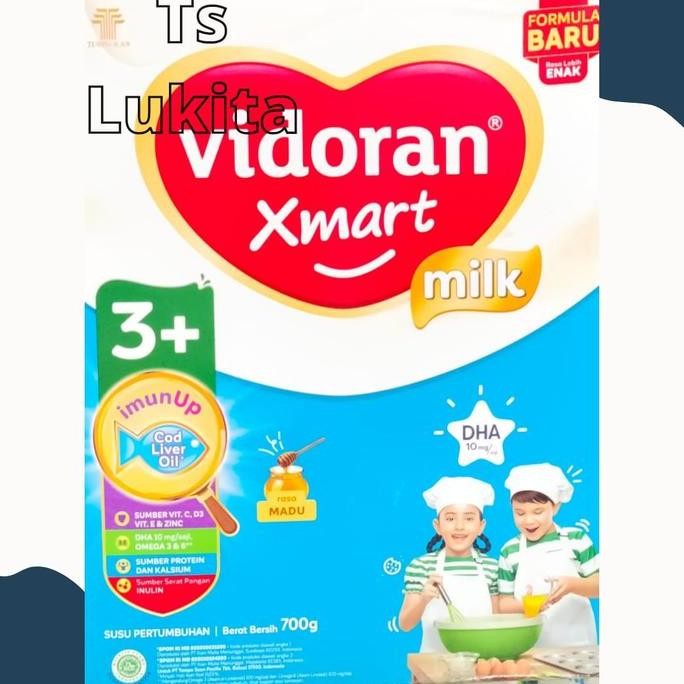 

terbaru vidoran xmart 3+ susu formula anak usia 3 tahun ke atas rasa madu nutriplex 700gr
