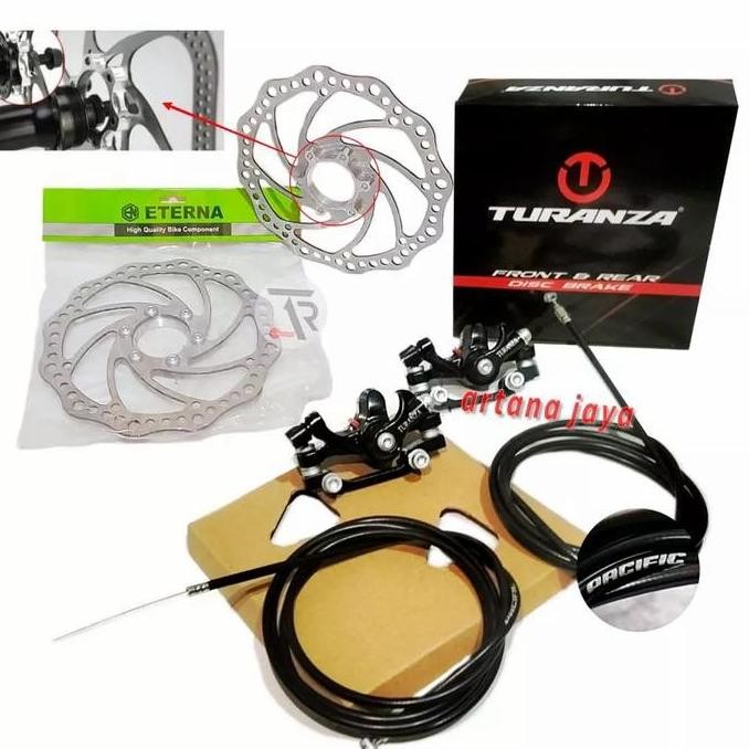 Tersedia Set Rem Cakram Sepeda Turanza BMX Lipat MTB Universal