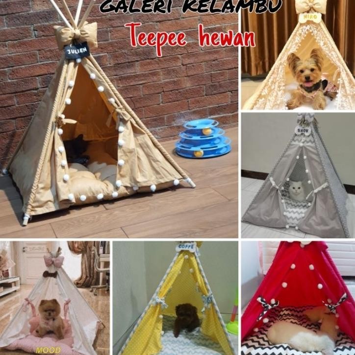 Tenda Teepee Kucing Anjing