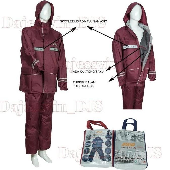 [Promo Diskon] Mantol Mantel Jas Hujan Axio Raincoat Mantel Hujan Axio Asrio Assio Original Dewasa [