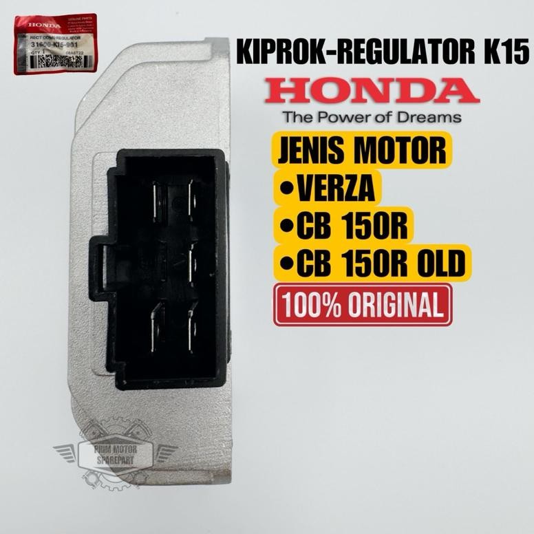 Original Garansi Original Kiprok Regulator K15 Verza, Cb 150R, Cb 150R Old Kualitas Asli 100% Honda 