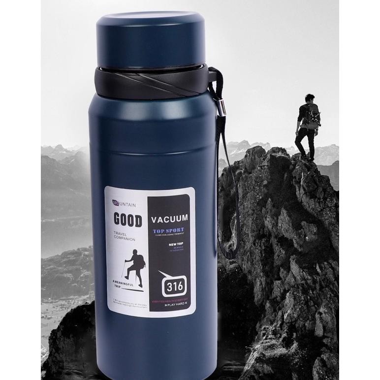 Murah Termos Air Panas 1 Liter Panas Termos Stainless 316 Vacuum / Termos Gunung Air Panas / Termos 