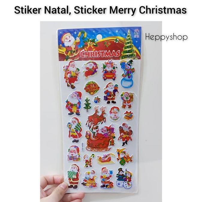

Produk Terbaik] Stiker Natal, Sticker Merry Christmas