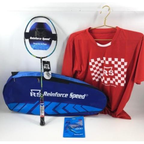 RAKET BADMINTON RS ISO POWER 777 EVO PAKET SENAR-KAOS-TAS ORIGINAL Dania Sport