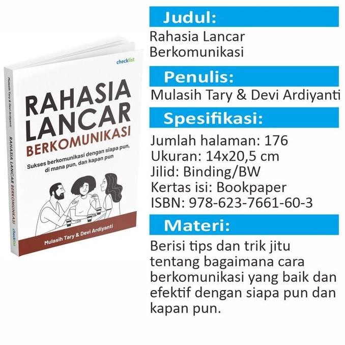 

Terlaris Paket Buku Motivasi Komunikasi Rahasia Lancar Berkomunikasi, Seni Membangun Relasi, Cara Mudah & Praktis Belajar Public Speaking Ready Stok