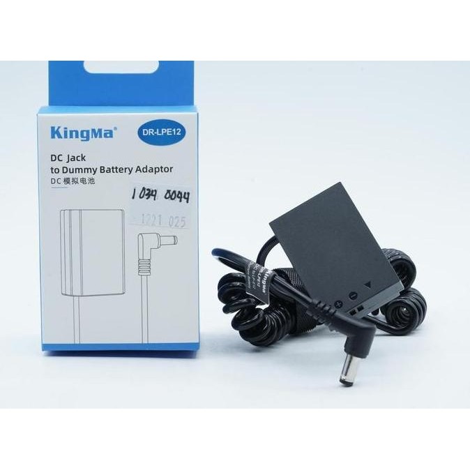 Kingma LP-E12 Baterai Dummy Battery DC Coupler Kabel DC Jack To Dummy Battery Adapter Canon | LP-E12