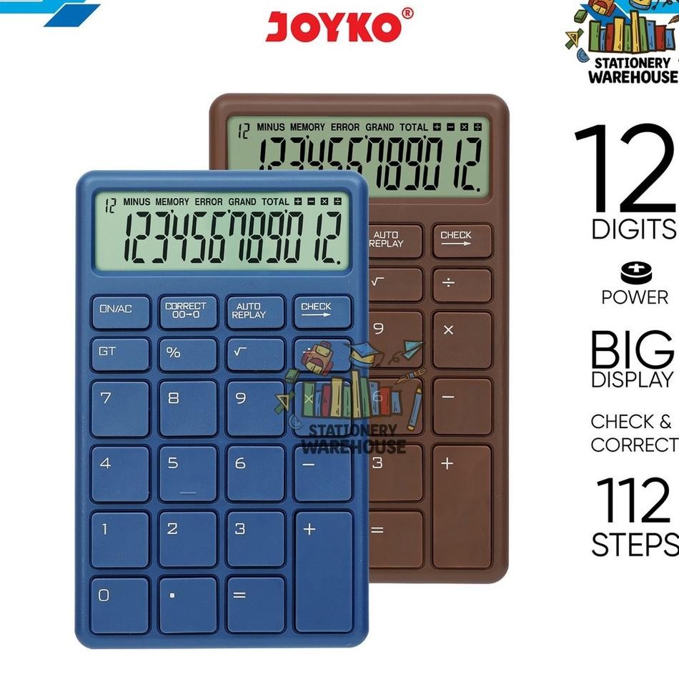 

Calculator Kalkulator Joyko Cc55Co 12 Dits Che Correct
