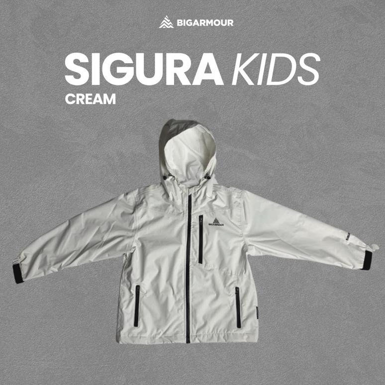 ''Terlaris" Bigarmour Sigura Kids - Jaket Waterproof Anak Murah