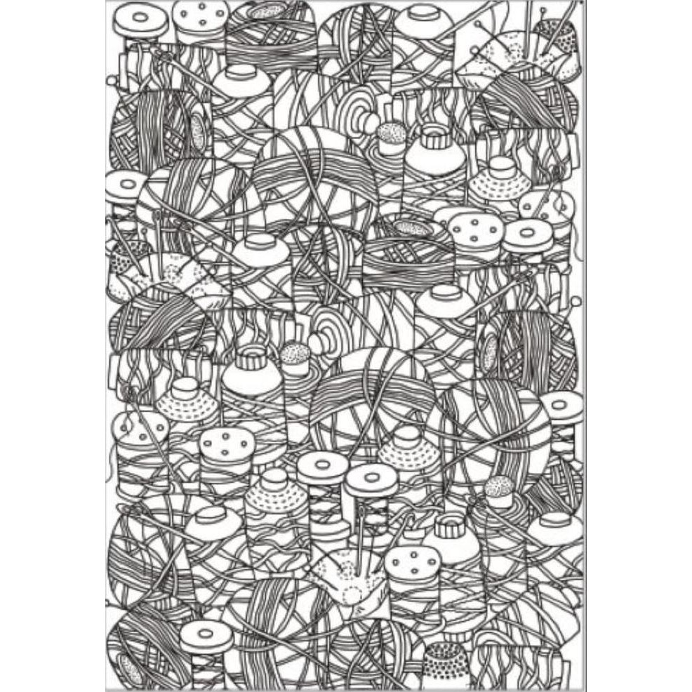 

[Squiggle] UK Mindfulness Adult Colouring Book (Buku Mewarnai Dewasa) KJ