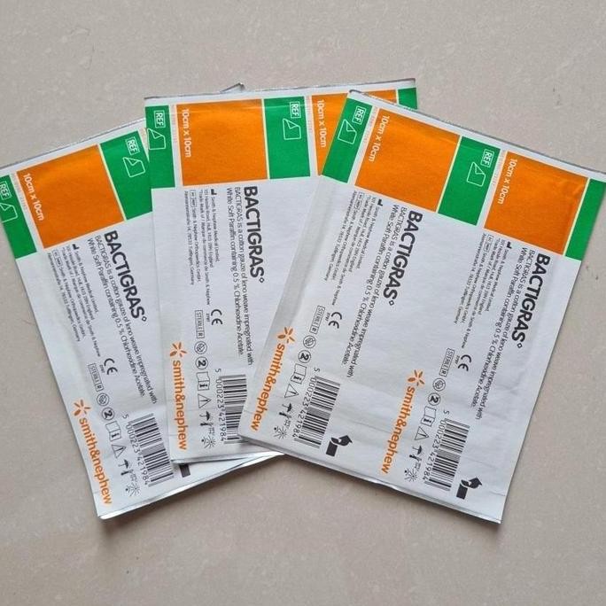 Bactigras 10cmx10cm / Bactigras 10x10 / Kasa Sterile Mencegah Infeksi