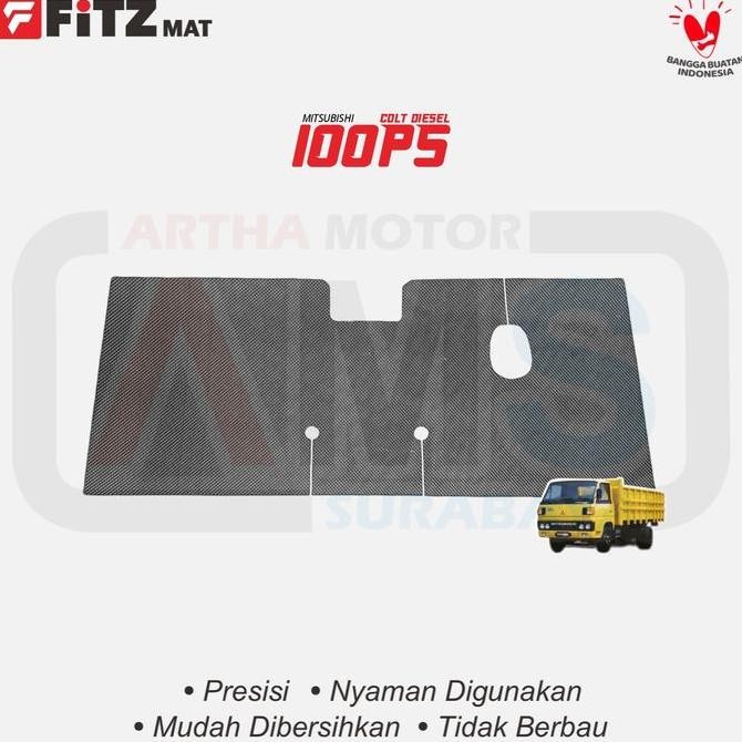 Karpet Busa Semi Karet Kabin Truk Colt Diesel Ps100 100Ps Tebal Premium Anti Slip Fitz