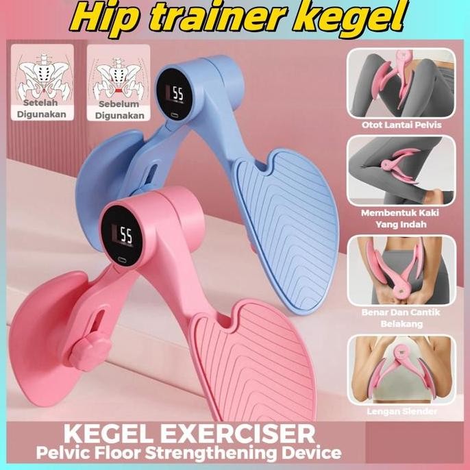 Hip Trainer Alat Fitness Mengencangkan Alat Senam Kegel Thigh Master/alat Pengecil Paha/pilates Alat