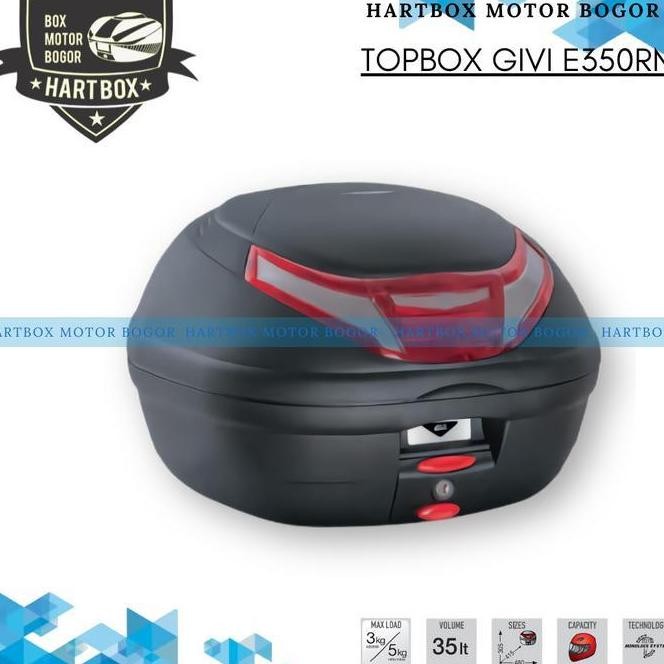 Box Motor Givi E350RN Box Touring Givi E35 Fazzio Pcx Aerox Nmax CB