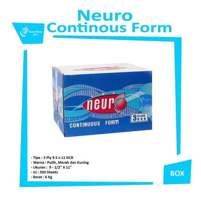 

NEURO Continous Form 91/2 x 11 3 Ply ( K3 )