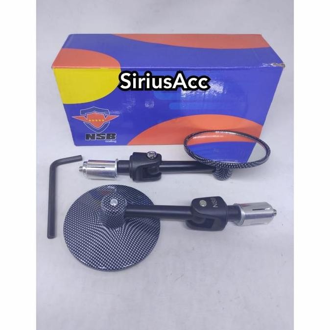 READY SPION JALU BULAT CARBON SPION BAR END BULAT CARBON UNIVERSAL NMAX LEXI