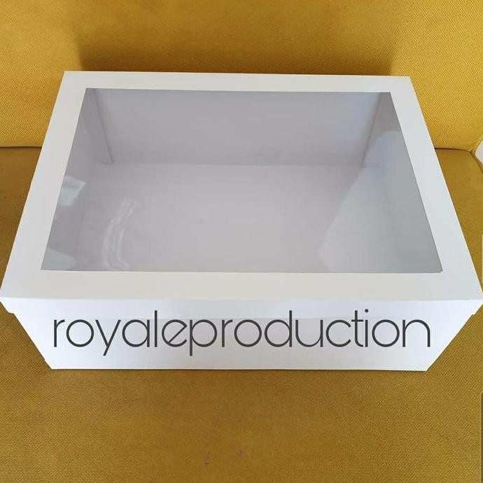 

1 LUSIN Dus Putih Mika atas uk 30x40 T 15cm