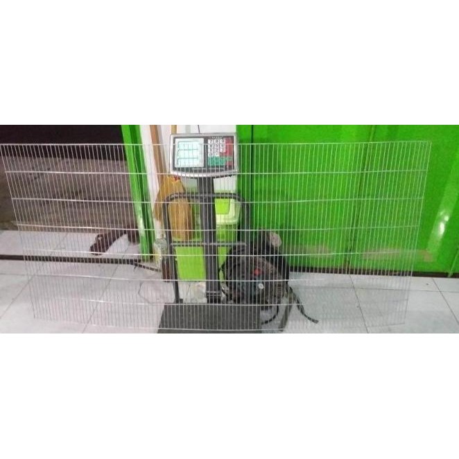 Ram Galvanis P 100 X 100Cm Jarak Jeruji 1,3 / Sekat Pagar Kandang Besi Galvanis / Sekat Kandang Ayam