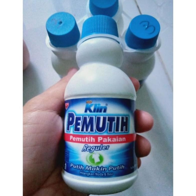 Cod So Klin Pemutih Pakaian Mini. Botol100 Ml
