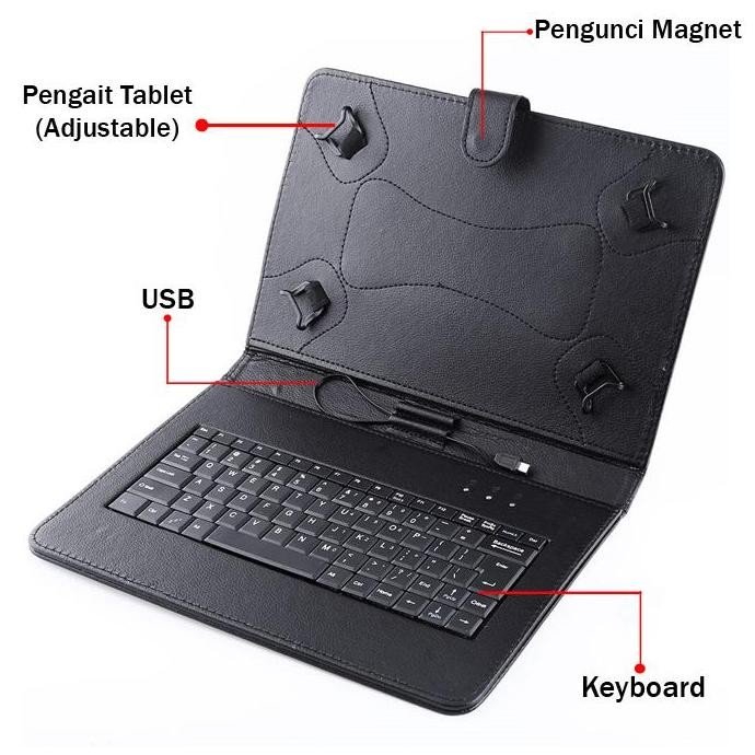 ADVAN XTAB TABLET 8 INCI BLUETOOTH KEYBOARD KEYBORD KIBORD CASE SARUNG