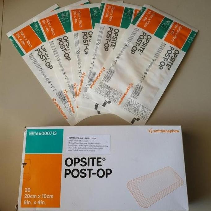 OPSITE POST-OP 20 10 cm Plester tahan air Post Op 20cm x 10cm