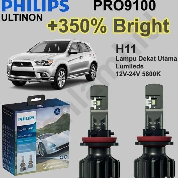 TERMURAH - Lampu LED Philips Outlander Sport ULTINON PRO9000 pro 9000 H11
