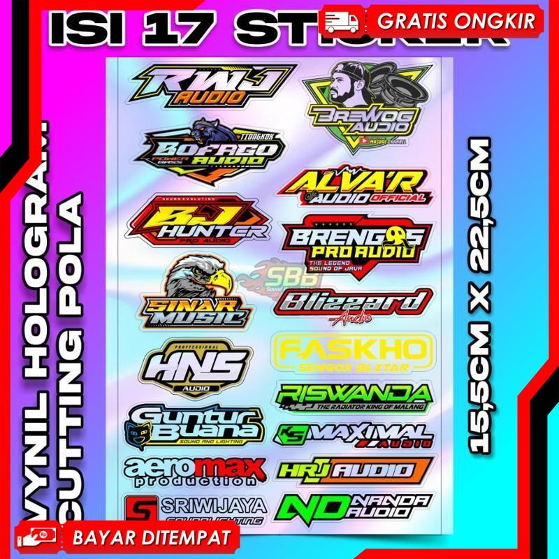 

Sale 8.8 Stiker Hologram Sound System Cutting Isi 17 Sx79