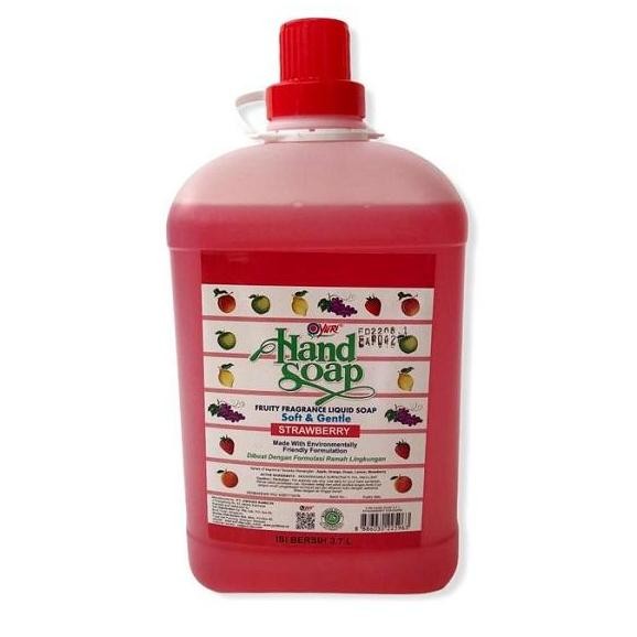 YURI HANDSOAP LIQUID STRAWBERRY 3.7 LITER