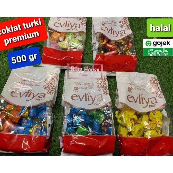

COKLAT EVLIYA TURKI HALAL OLEH OLEH HAJI UMROH GR PREMIUM ORINAL