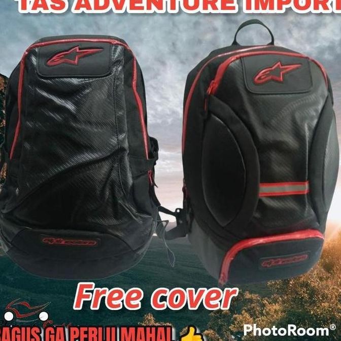 Tas Ransel Motor Import Touring Bag punggung bikers AP muat sepatu sarung tangan helm jaket celana