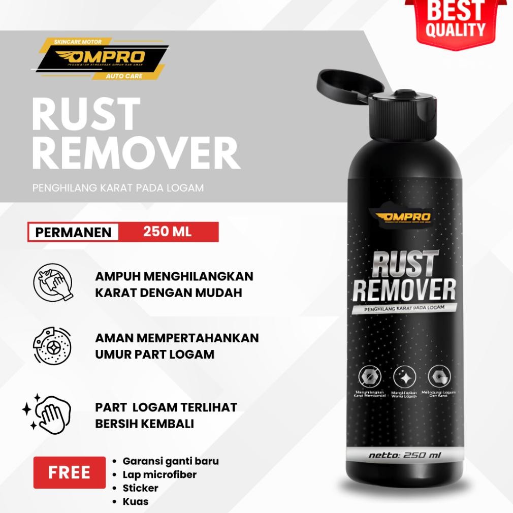 Pembersih Penghilang Karat Motor Ompro Rust Remover 250Ml Pembersih Karat Mesin Motor Penghilang Kar