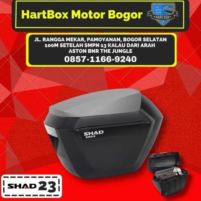 SideBox Shad SH23 Trail Box Samping SH 23 Titanium Side Box Motor Shad