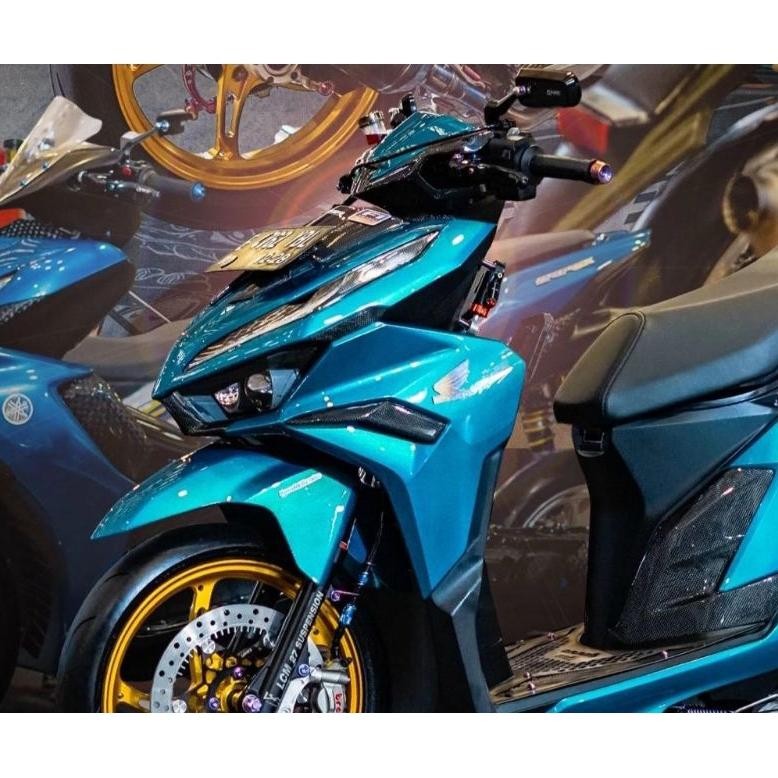 Cat warna biru tosca metalik jenis PU/ cat motor cat mobil custom automotive Nugi