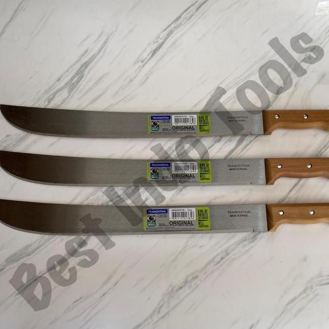 ISI 12 PCS PARANG TRAMONTINA 20" INCH / GOLOK BRAZIL MACHETE KNIFE