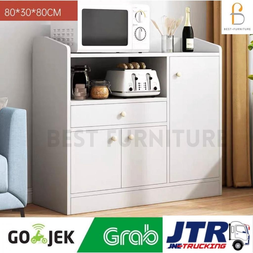 Buffet Rak Dapur Rak Multifungsi