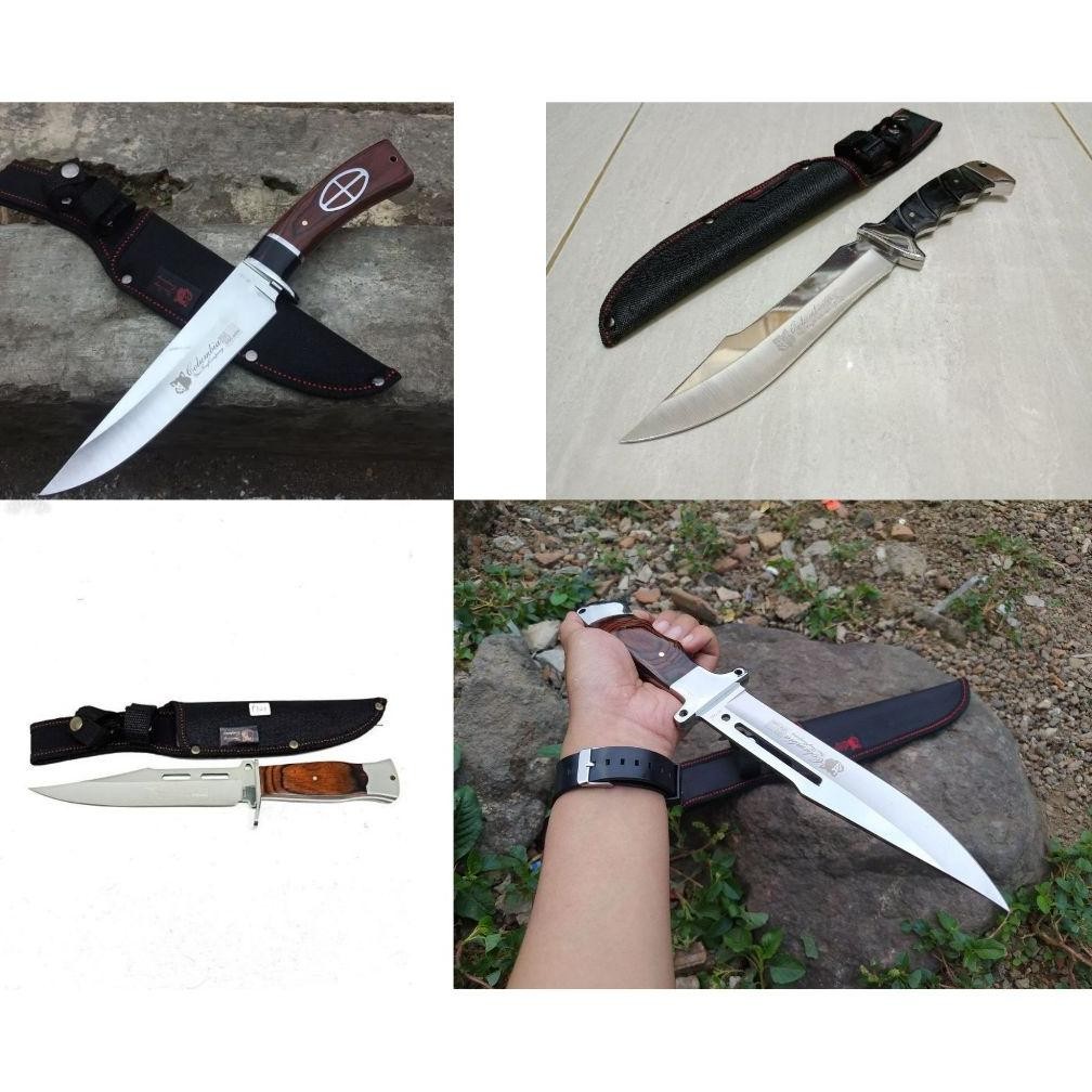 Pisau Columbia G02 G03 G07 Pisau Dapur Kitchen Chef G08 G09 G10 Pisau Belati Berburu G17 Survival Nu