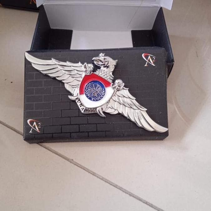 Baru  super exclusive brevet wing pdh unamid silver