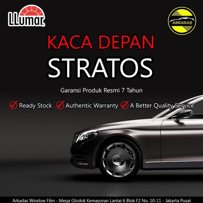 Kaca Film Mobil Llumar Stratos / Medium Car / Kaca Depan / Kacafilm murah