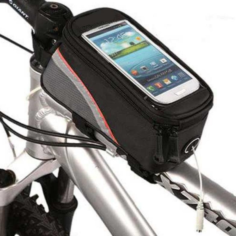 TAS SEPEDA LIPAT  MTB  SMARTPHONE WATERPROOF TOUCHSCREEN  TAS SIMPLE Nugi