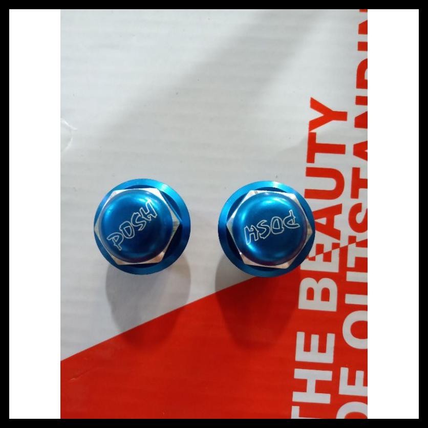 PRODUK TERBARU BAUT POSH BLUE TUTUP AS SOK SHOCK DEPAN SONIC AS 26 BUKAN PROBOLT TWOTONE GOLD