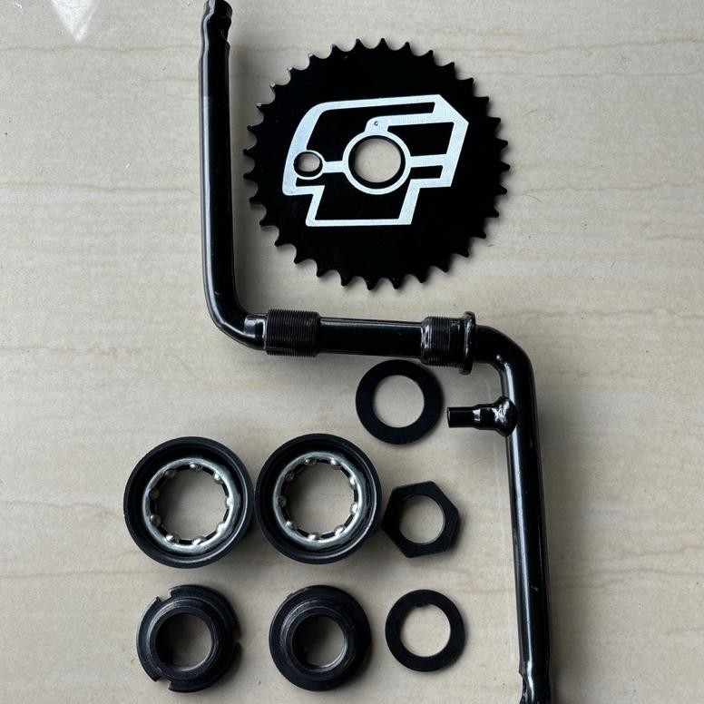 crank set engkol gir langsung sepeda BMX 20 Nugi