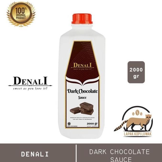 

(SALE) DARK CHOCOLATE SAUCE MERK DENALI