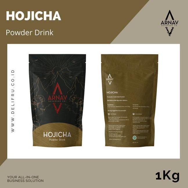 (SALE) ARNAV POWDER DRINK HOJICHA - BUBUK MINUMAN HOJICHA 1 KG