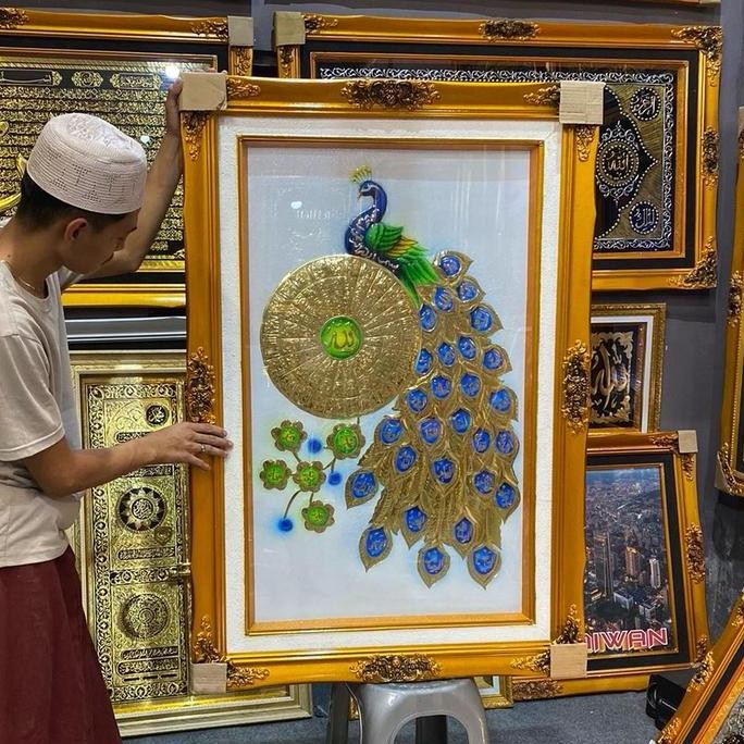 Kaligrafi Asmaul Husna Merak Kuningan Asli Seo