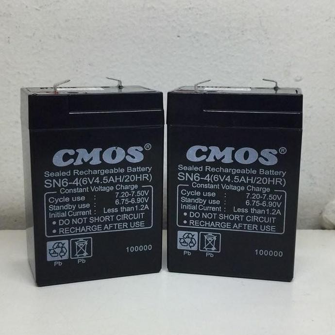 Accu Kering / Baterai 6V 4.5Ah CMOS Original