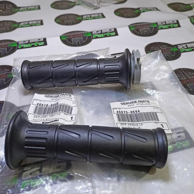 Handgrip grip gas stang set ninja 250 fi 250fi Original Kawasaki