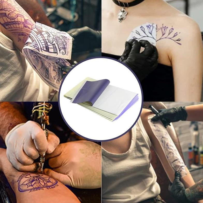 

10PCS THERMAL PAPER TATTOO KERTAS/CARBON TRANSFER STENSIL KERTAS/KARBON TATO PRESISI 210297MM