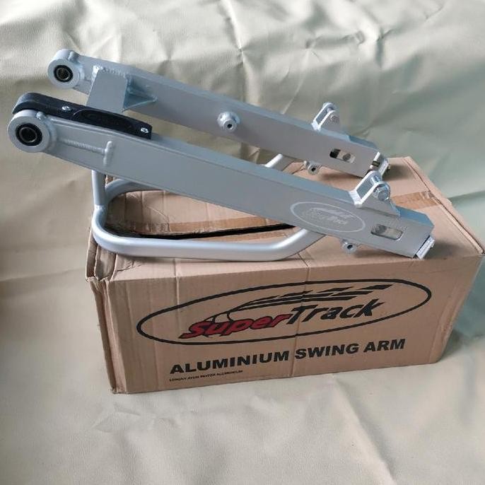 SWING ARM ALUMUNIUM FORCE1 FIZ R SUPERTRACK SILVER ARM FIZ R FORCE 1 SUPERTRACK MODEL LENGKUNG SILVE