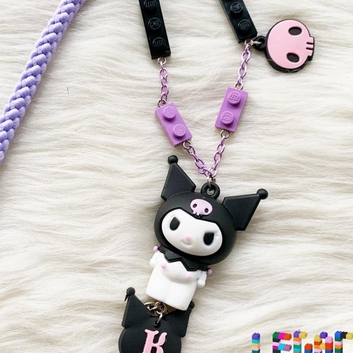 

Lanyard Le9O Kuromi Cinnamon Melody Labubu Keropi